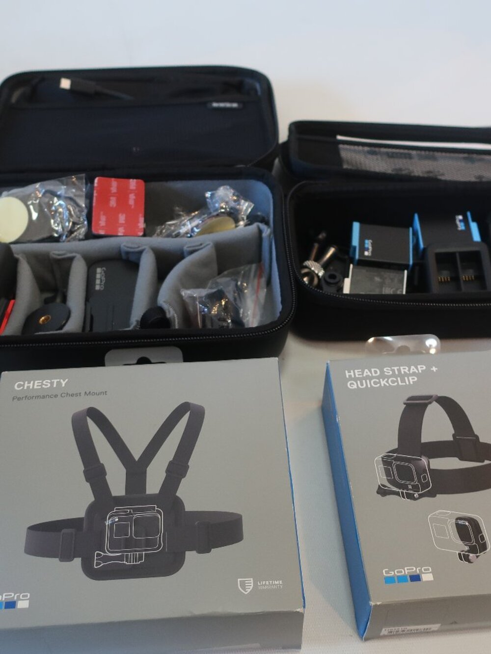 NIB GoPro MIXED LOT Sports Kit Hero 10 + Ace360 Action Camera Accessories W/Case